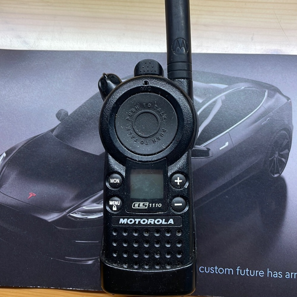 Two way Motorola walkie-talkies